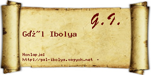 Gál Ibolya névjegykártya